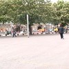 Balkenende geoefend met skateboard