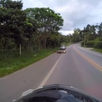 Braziliaanse politiebikers in actie