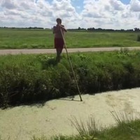 Spring nou maar!