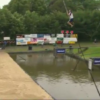 De winnende sprong fan Oane Galema #fierljeppen