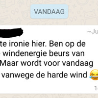 Windenergie beurs afgelast