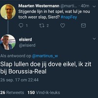 Beter luisteren jij!