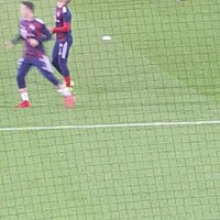 Warming-up van Robben