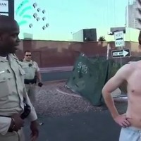 Brit is de weg kwijt in Las Vegas