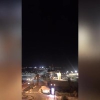 Raketten uit Gaza boven Asjkelon, Israel