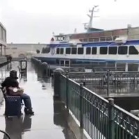 Veerboot crasht in San Fransisco