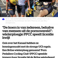 Bestaat er toch een leuk wielerploegje,...