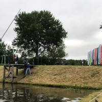 Salto tijdens fierljeppen