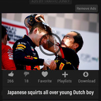 Japanner spuit over jonge Hollandse jongen