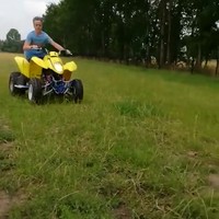 Driften met de quad