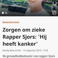 Sjors is ziekjes