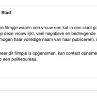 Nadia met de dood bedreigd om poezenfilmpje