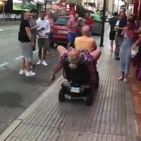 Helemaal lam in Benidorm