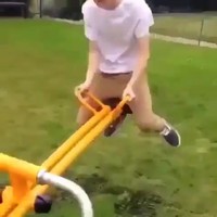 Reaguurder speelt voor het eerst buiten.
