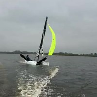Catamaran trapt op de noodrem