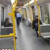 Fietsen in de metro
