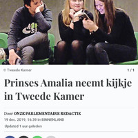 Vriendje Amalia heeft 74-79 jaar oude trui aan