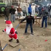 Kerstknuppel gaat los