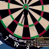 Van Gerwen maakt rekenfoutje