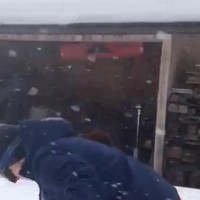 Op je muil met skiën
