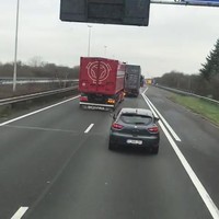 Truckers met kleine leuters