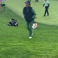 Bill Murray op de green
