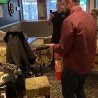 Helemaal uitgeblust in de pub