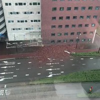 Gevel in Tilburg kapot #2