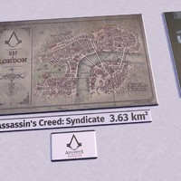 Videogame maps naast elkaar