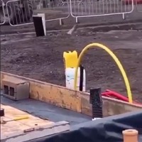 Bouwvakker heeft z'n dag niet