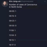 Besmettingen in Noord Korea