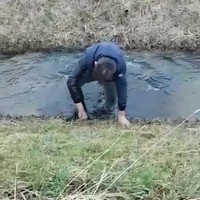 Hij gaat jumpen