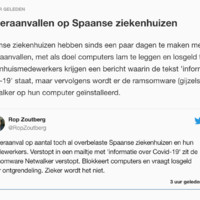 Zieke idioten doen Cyberaanval op Spaans ziekenhuis