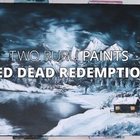 Red Dead Redemption 2 landschapje schilderen