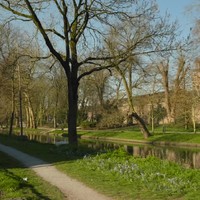 Verlaten straten in Utrecht centrum