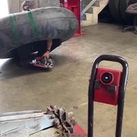 Afstand houden in de garage