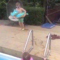 Koter doet salto