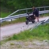 Zelfrijdende scooter in Zweden
