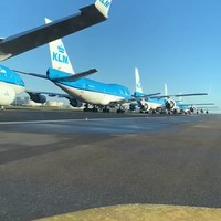 Landingsbaan op Schiphol