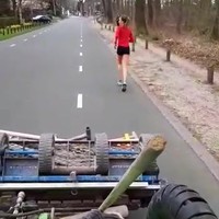 Vies mannetje op de trekker
