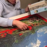 Bijna klaar met de puzzel