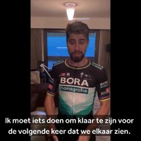 Sagan doet trainen in stijl