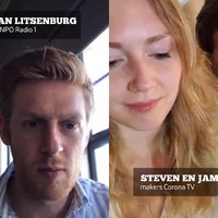 Interview met makers CoronaTV
