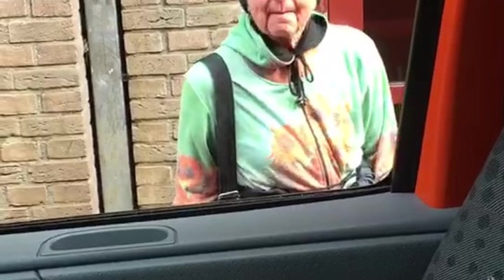 Oma eerste grote lul